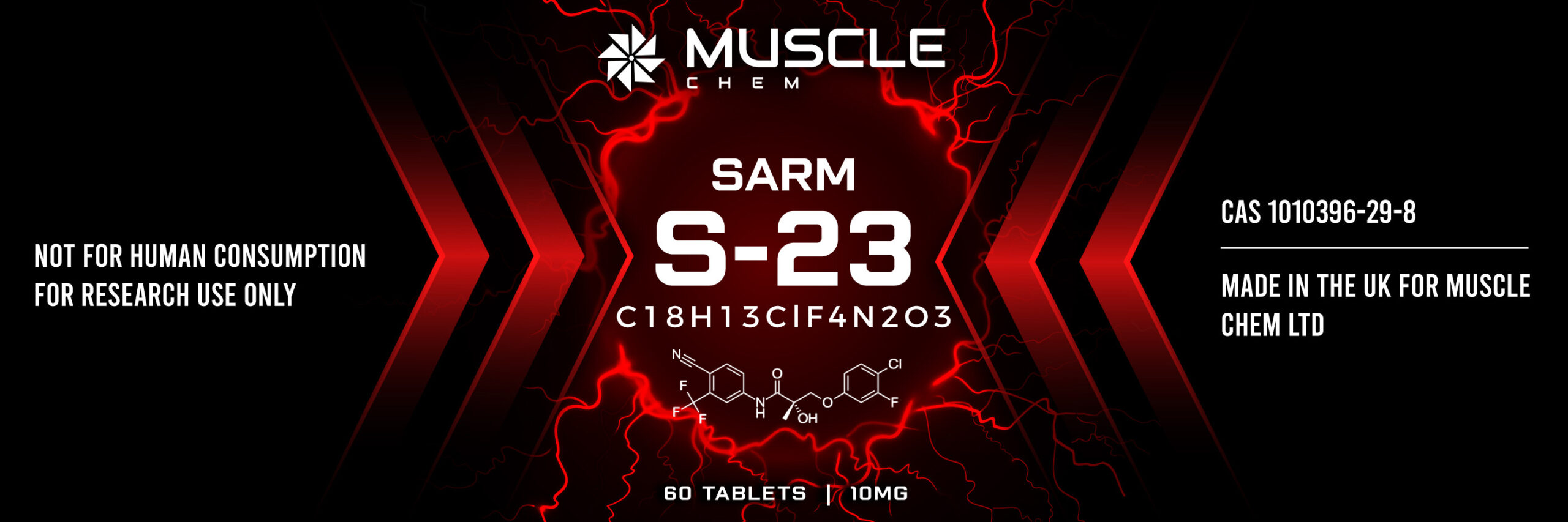 S23 Tablets | Muscle Growth, Strength & Fat Loss Booster - MuscleChem